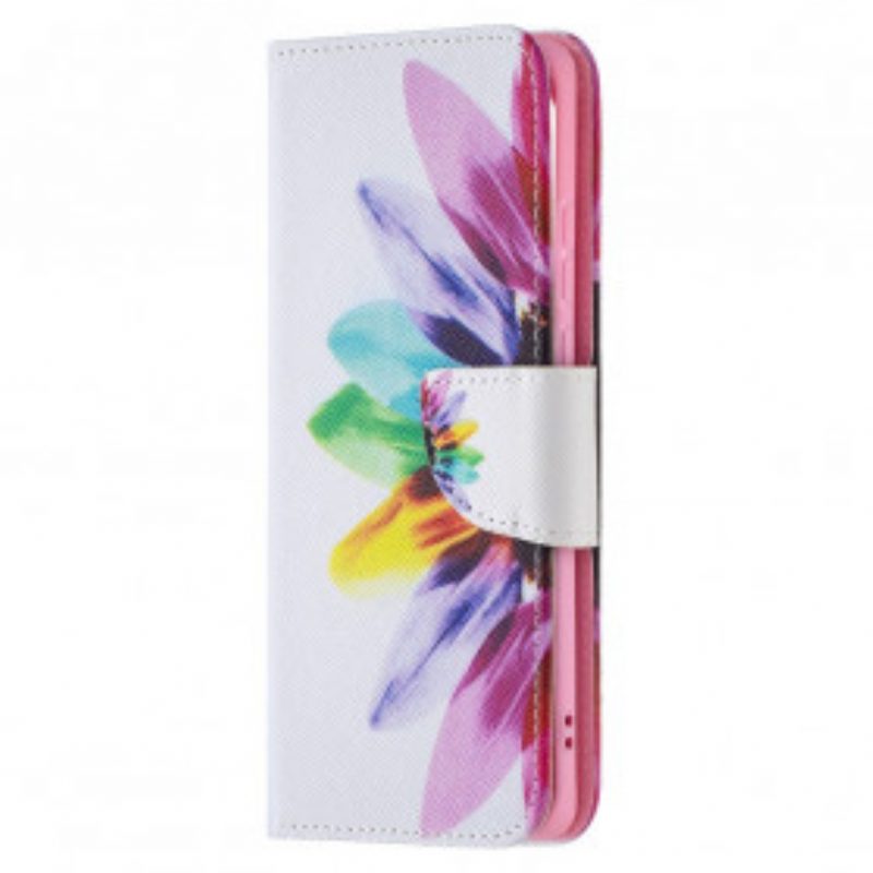 Flip Case Für Huawei P50 Pro Aquarellblume