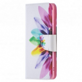 Flip Case Für Huawei P50 Pro Aquarellblume