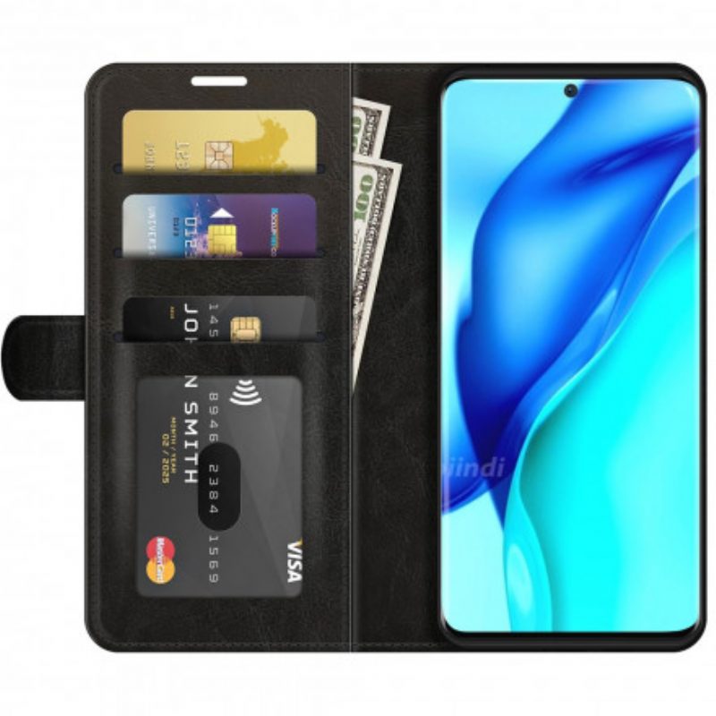 Flip Case Für Huawei P50 Pro Stil: Lederdesign