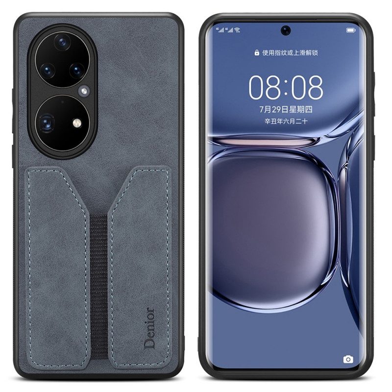 Handyhülle Für Huawei P50 Pro Elastischer Kartenhalter Von Denior