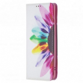 Schutzhülle Für Huawei P50 Pro Flip Case Aquarellblume