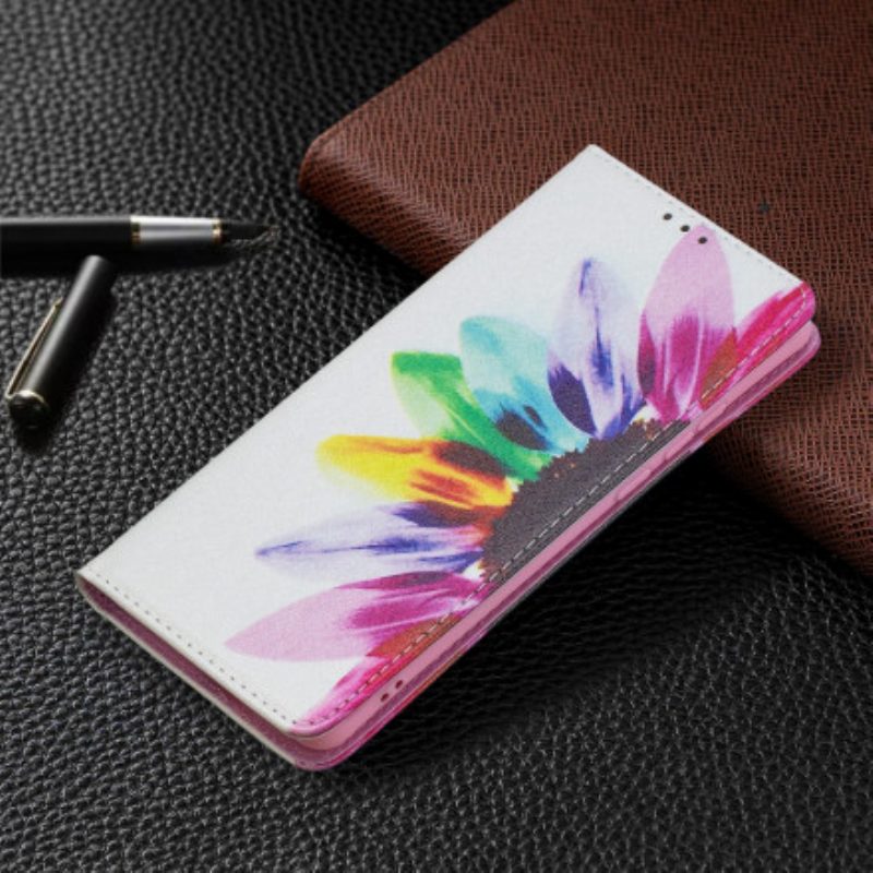 Schutzhülle Für Huawei P50 Pro Flip Case Aquarellblume