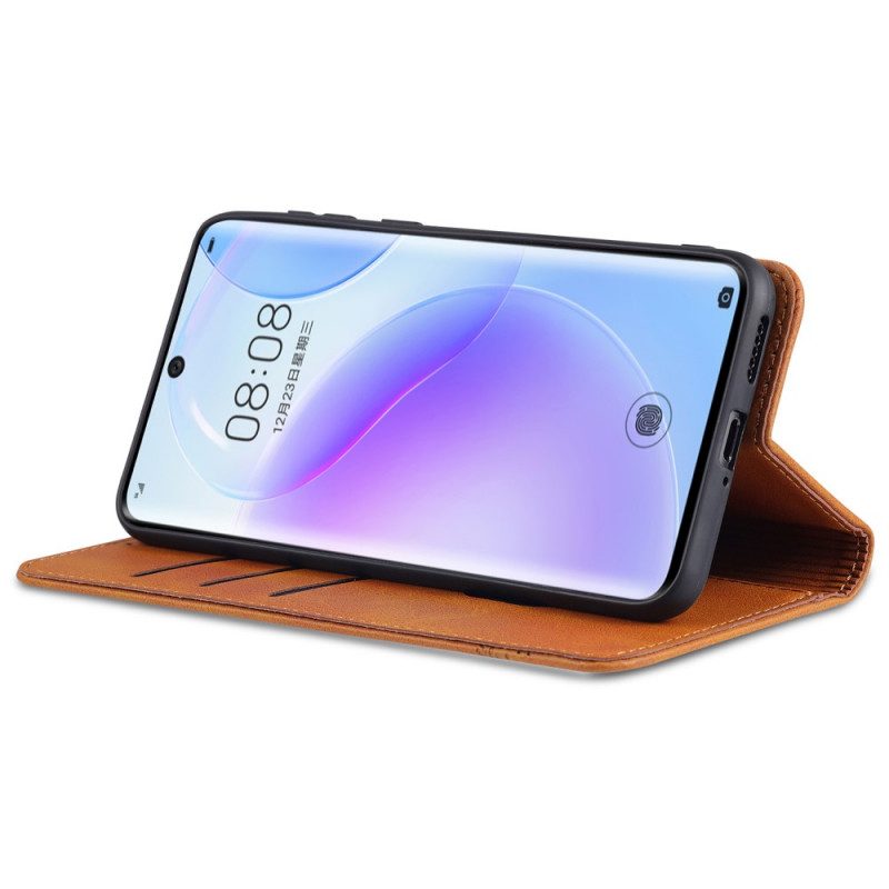 Schutzhülle Für Huawei P50 Pro Flip Case Azns Leder-styling