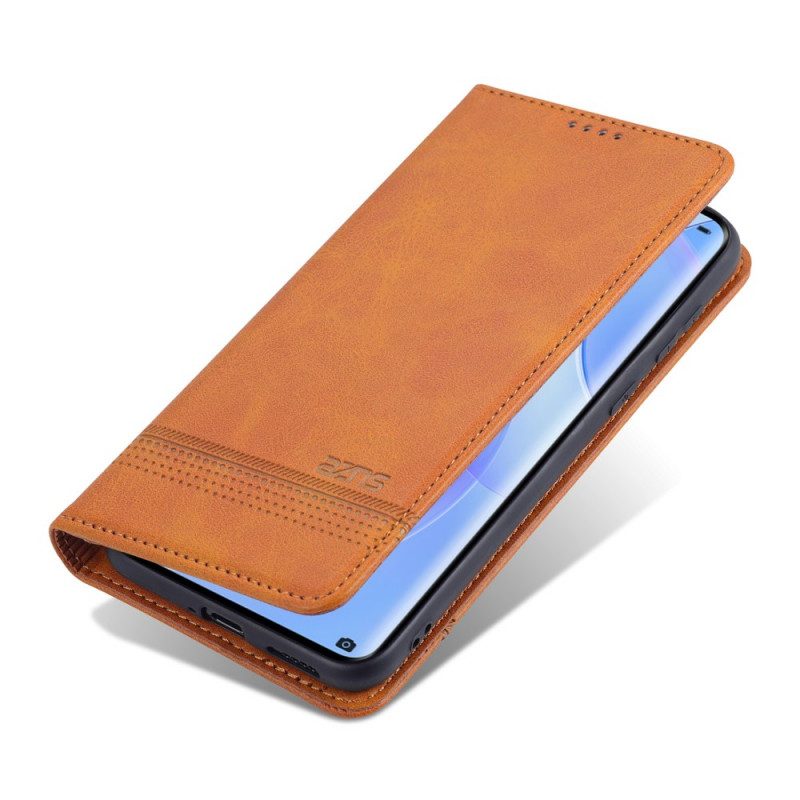 Schutzhülle Für Huawei P50 Pro Flip Case Azns Leder-styling