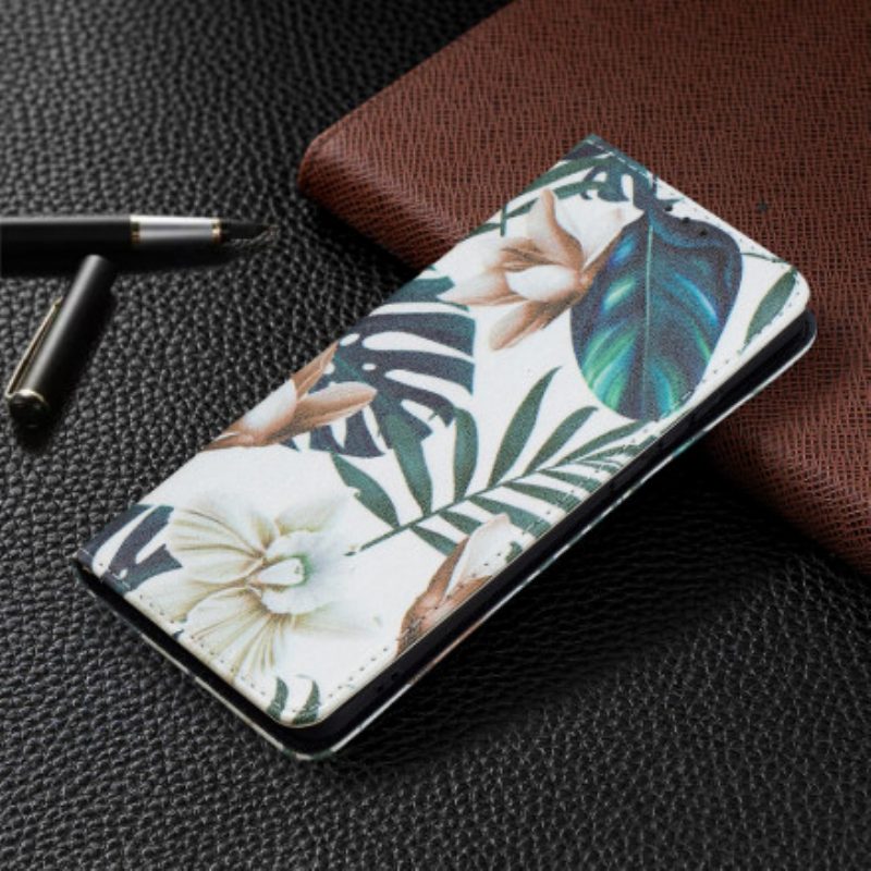 Schutzhülle Für Huawei P50 Pro Flip Case Blätter