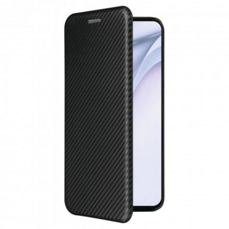 Schutzhülle Für Huawei P50 Pro Flip Case Kohlefaser