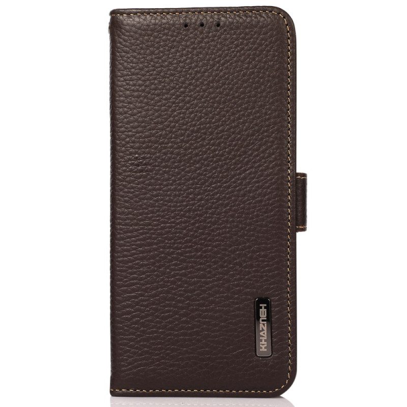 Flip Case Poco C61 Rfid-schutz Khazneh