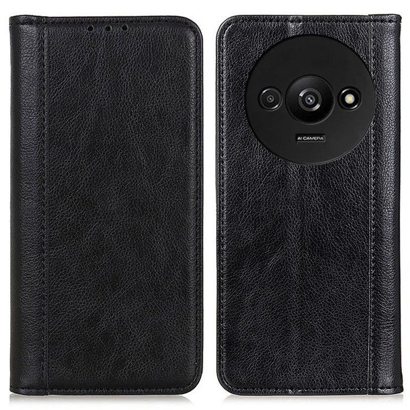 Flip Case Poco C61 Spaltleder