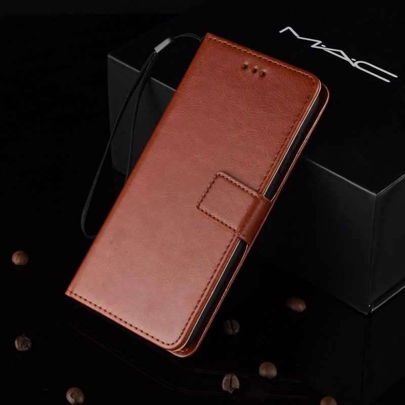 Flip Case Für Nokia 9 PureView Auffälliges Kunstleder