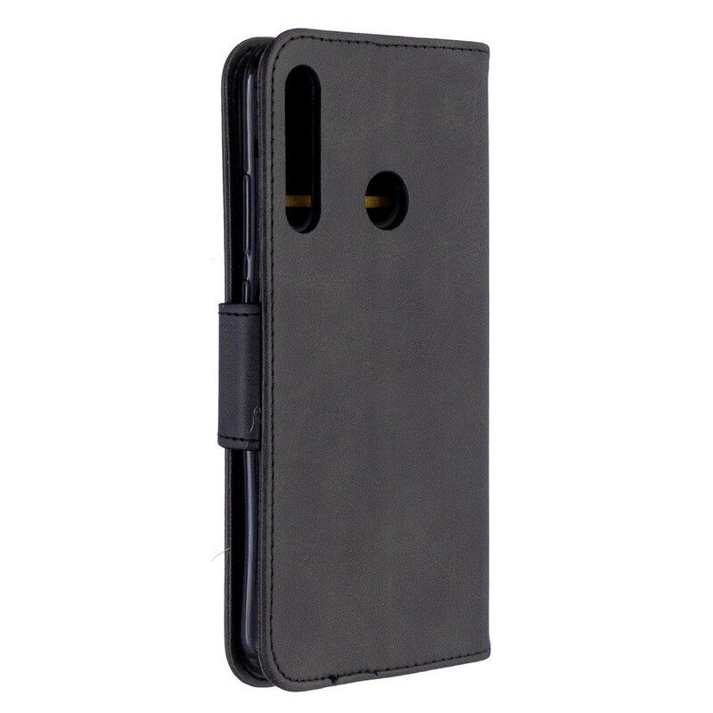 Flip Case Für Huawei P40 Lite E Flip Case Glatte Klappe Schräg