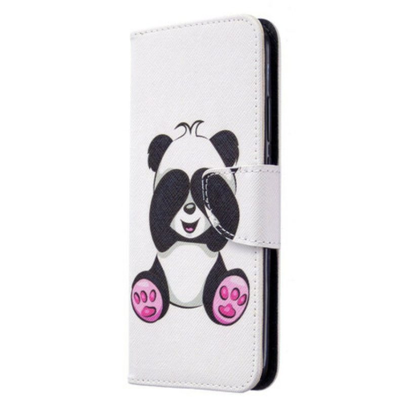 Flip Case Für Huawei P40 Lite E Panda-spaß