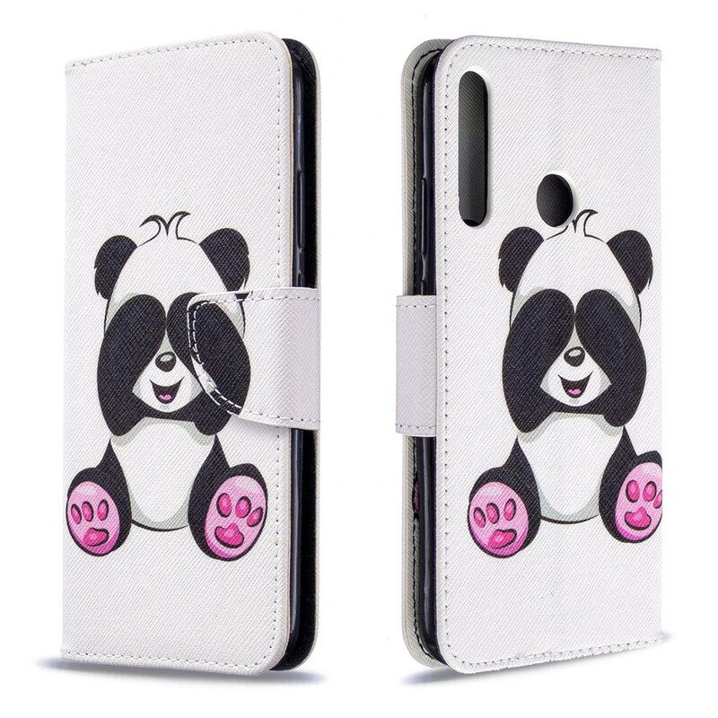 Flip Case Für Huawei P40 Lite E Panda-spaß