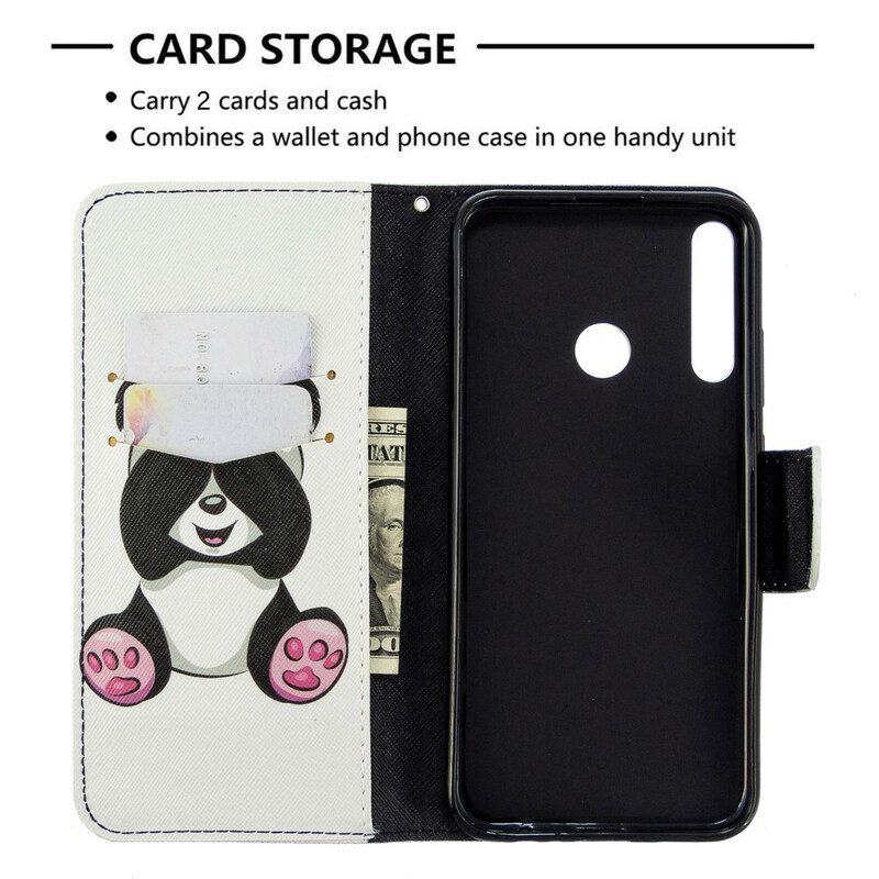 Flip Case Für Huawei P40 Lite E Panda-spaß