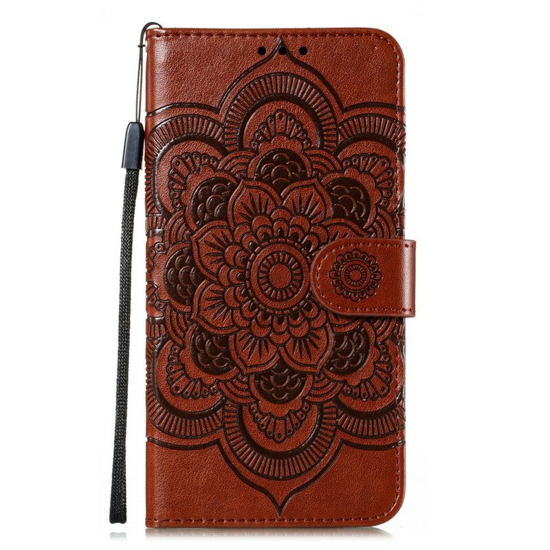 Flip Case Für Huawei P40 Lite E Vollständiges Mandala