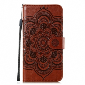 Flip Case Für Huawei P40 Lite E Vollständiges Mandala