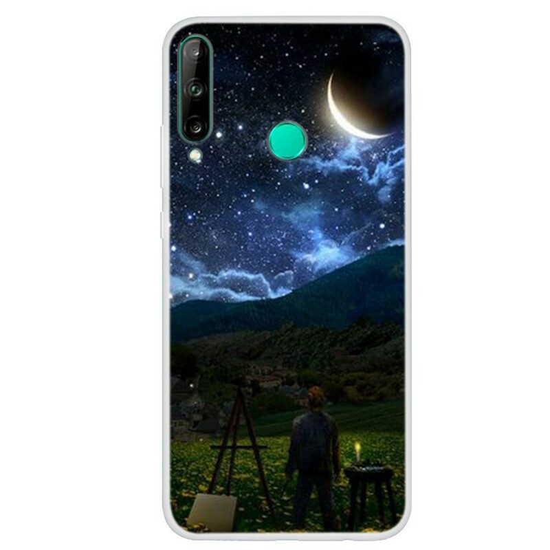 Handyhülle Für Huawei P40 Lite E Maler In Der Nacht