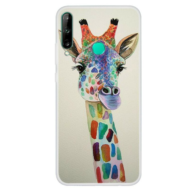 Hülle Für Huawei P40 Lite E Bunte Giraffe