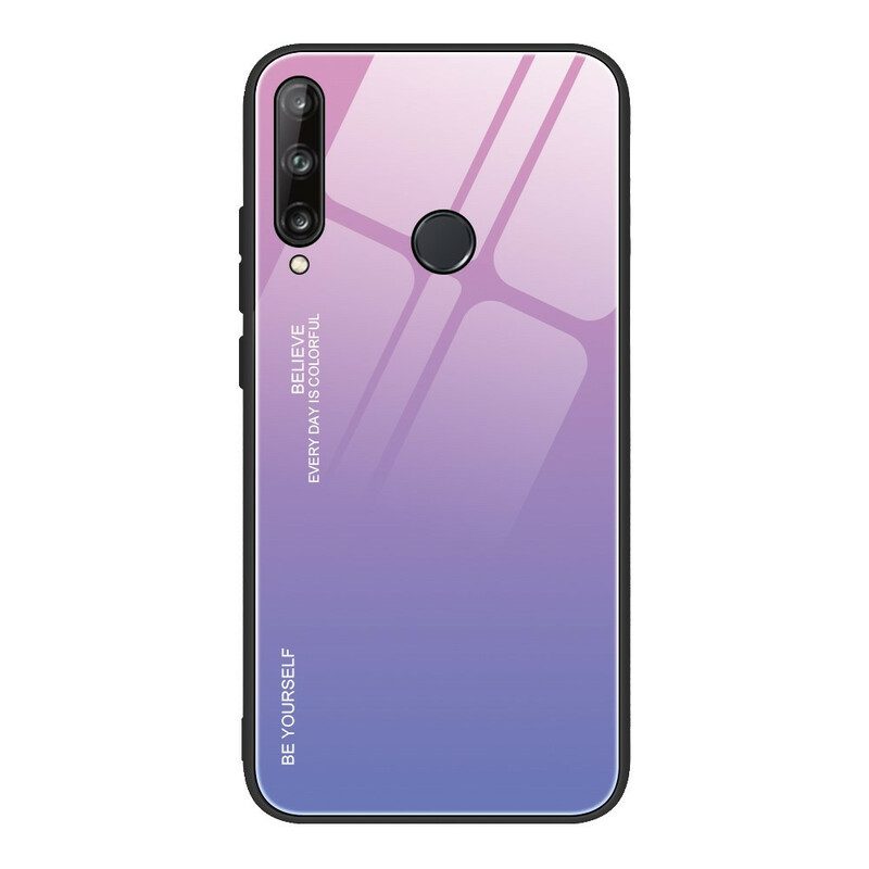 Hülle Für Huawei P40 Lite E Gehärtetes Glas. Sei Du Selbst