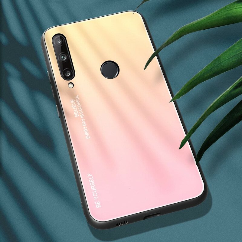 Hülle Für Huawei P40 Lite E Gehärtetes Glas. Sei Du Selbst