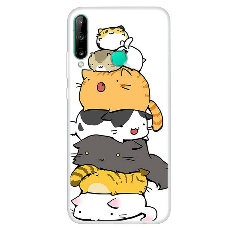 Hülle Für Huawei P40 Lite E Haufen Cartoon-katzen