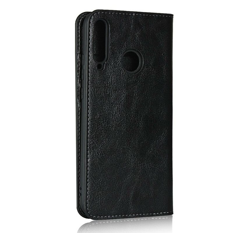 Schutzhülle Für Huawei P40 Lite E Flip Case Echtes Leder