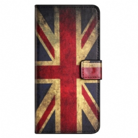 Flip Case Für Xiaomi Redmi Note 12 4G Englische Flagge