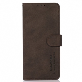 Flip Case Für Xiaomi Redmi Note 12 4G Khazneh-ledereffekt