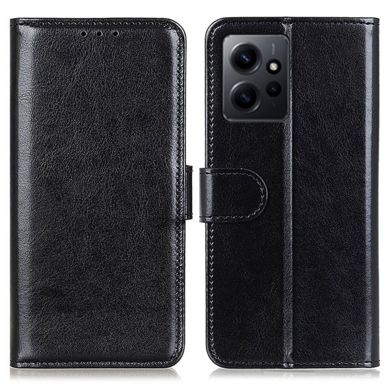 Flip Case Für Xiaomi Redmi Note 12 4G Kunstleder