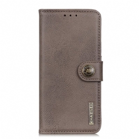 Flip Case Für Xiaomi Redmi Note 12 4G Kunstleder Retro Khazneh