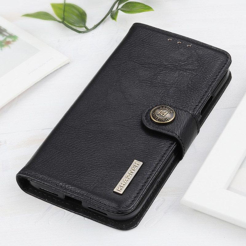 Flip Case Für Xiaomi Redmi Note 12 4G Kunstleder Retro Khazneh