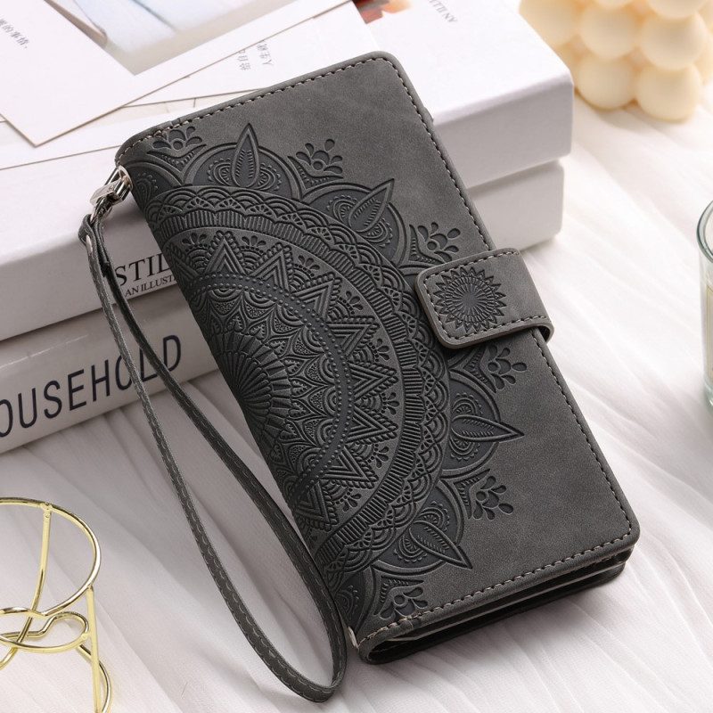 Flip Case Für Xiaomi Redmi Note 12 4G Mit Mandala-geldbörse