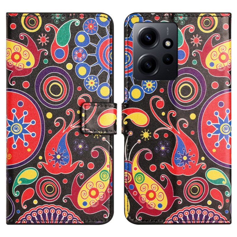 Flip Case Für Xiaomi Redmi Note 12 4G Paisley