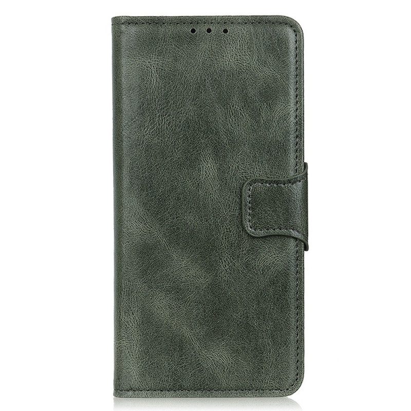 Flip Case Für Xiaomi Redmi Note 12 4G Stil Lederverschluss Umkehrbar