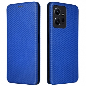 Schutzhülle Für Xiaomi Redmi Note 12 4G Flip Case Kohlefaser