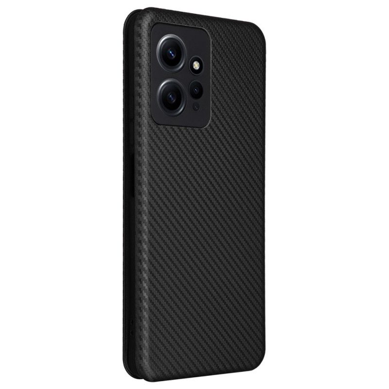 Schutzhülle Für Xiaomi Redmi Note 12 4G Flip Case Kohlefaser