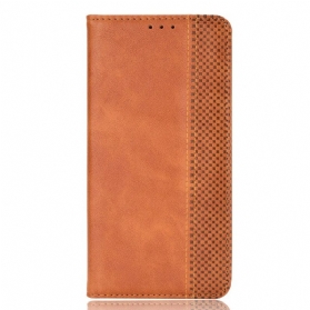 Schutzhülle Für Xiaomi Redmi Note 12 4G Flip Case Stilisierter Lederstil