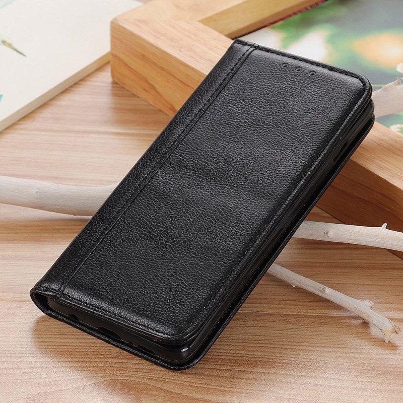 Schutzhülle Für Xiaomi Redmi Note 12 4G Flip Case Vintage Spaltleder