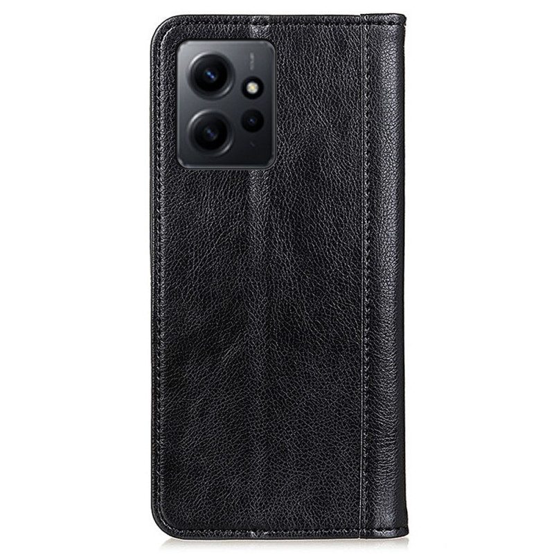 Schutzhülle Für Xiaomi Redmi Note 12 4G Flip Case Vintage Spaltleder