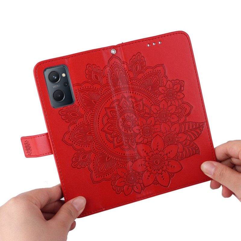 Flip Case Für Realme 9i Mandala-blumen