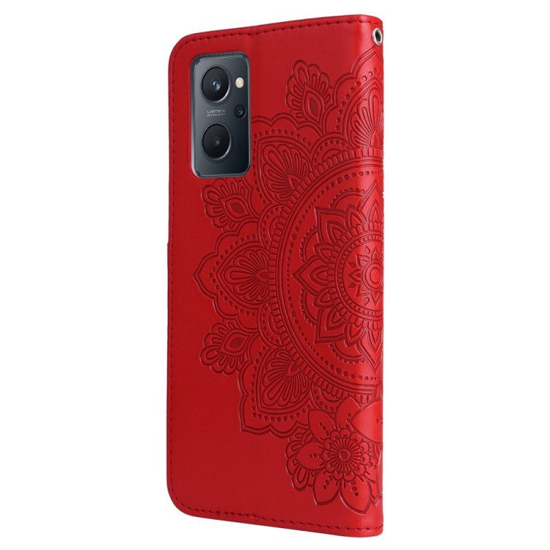 Flip Case Für Realme 9i Mandala-blumen