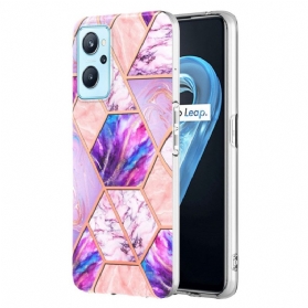 Hülle Für Realme 9i Auffälliger Geometrischer Marmor