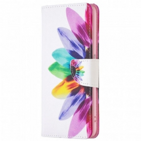 Lederhüllen Für Realme 9i Aquarellblume