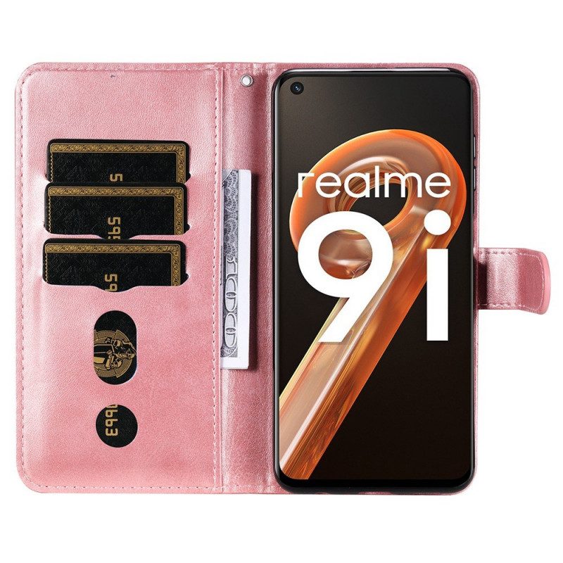 Lederhüllen Für Realme 9i Geldbörse