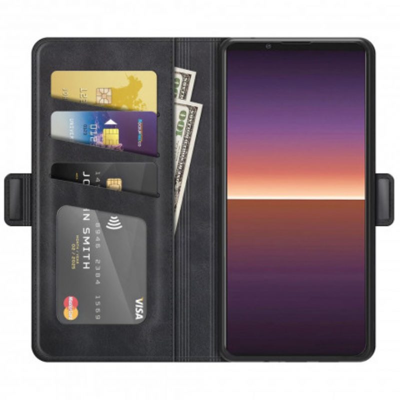 Flip Case Für Sony Xperia 1 III Flip Case Klassische Doppelklappe