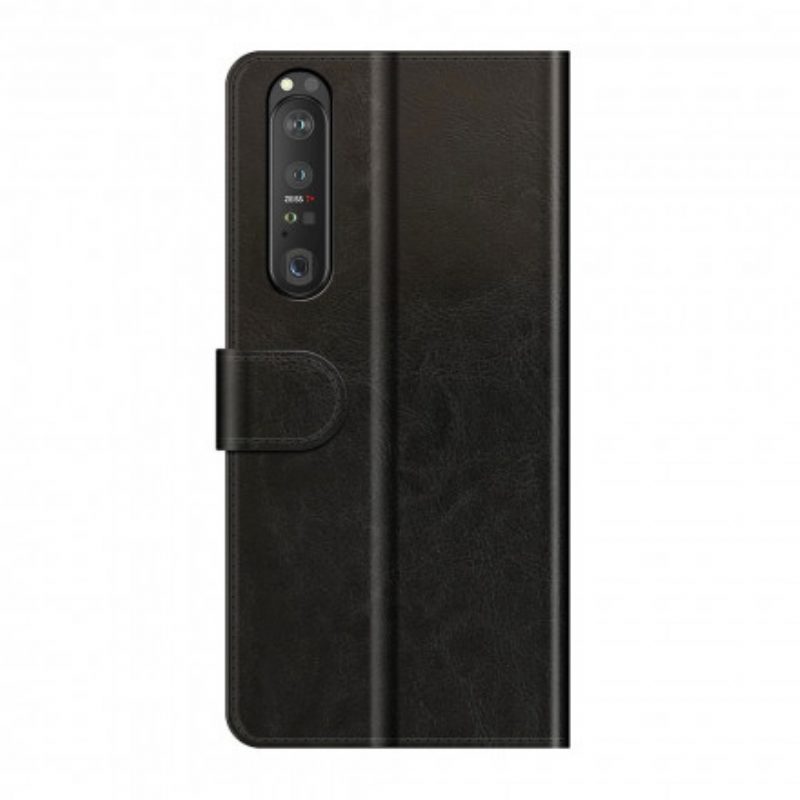 Flip Case Für Sony Xperia 1 III Ultra-kunstleder