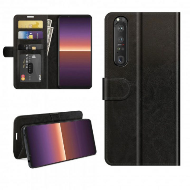 Flip Case Für Sony Xperia 1 III Ultra-kunstleder