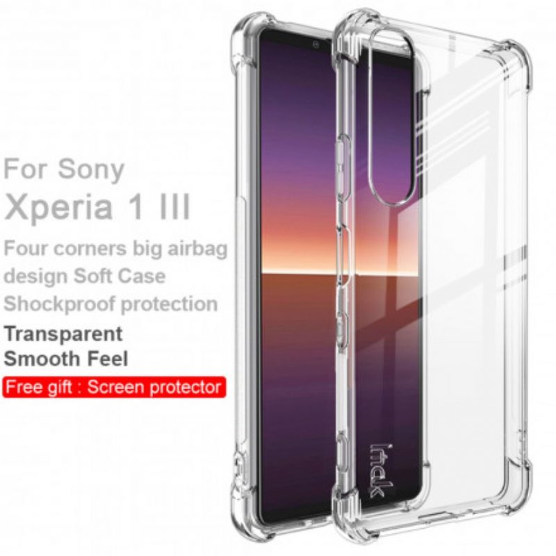 Handyhülle Für Sony Xperia 1 III Transparent Mit Imak-siebfolie