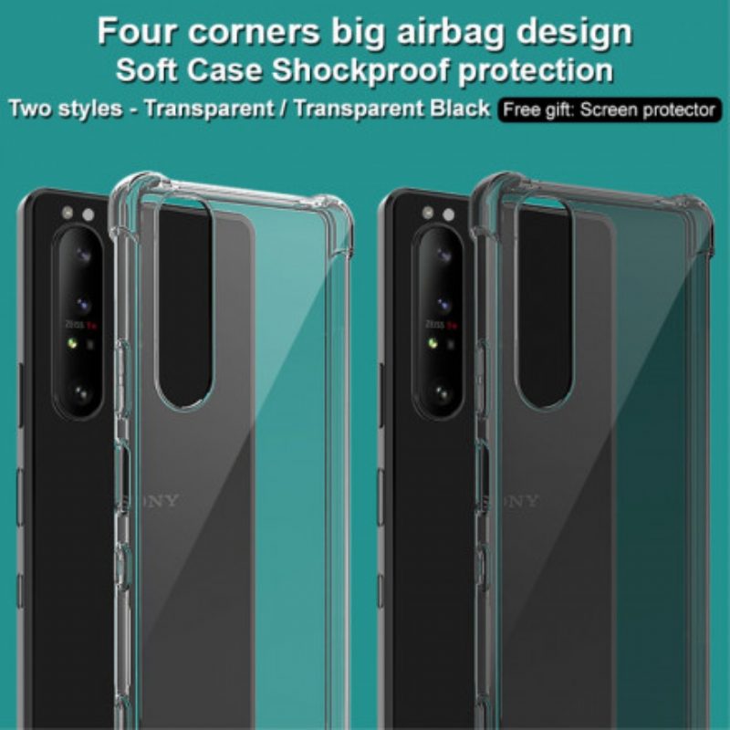 Handyhülle Für Sony Xperia 1 III Transparent Mit Imak-siebfolie