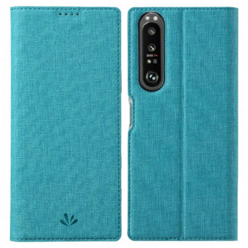 Schutzhülle Für Sony Xperia 1 III Flip Case Strukturiertes Vili Dmx