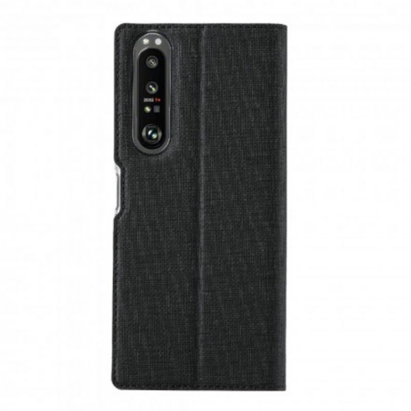 Schutzhülle Für Sony Xperia 1 III Flip Case Strukturiertes Vili Dmx